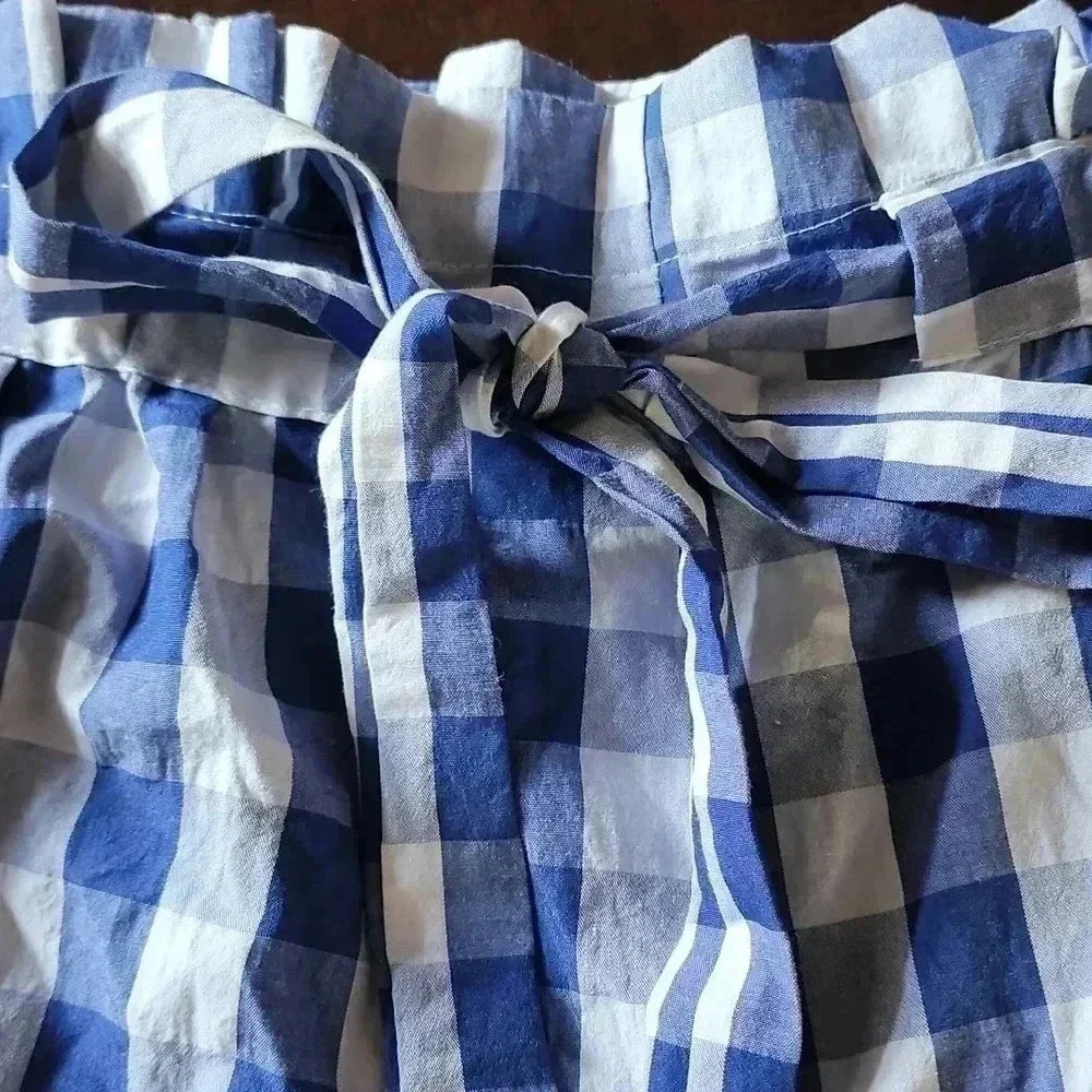 JOIE PLAID SHORTS - Picture 3 of 4